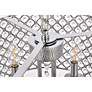 6_Elise 14" Wide Chrome and Crystal Pendant Light more views