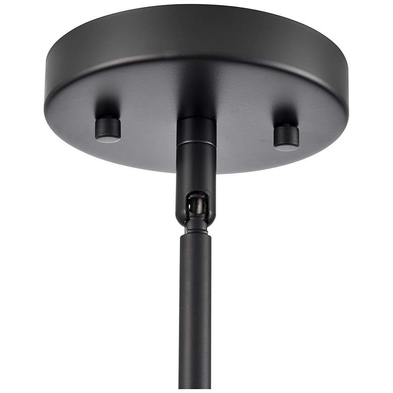 Image 6 Elise 16" Wide 1-Light Pendant in Matte Black more views