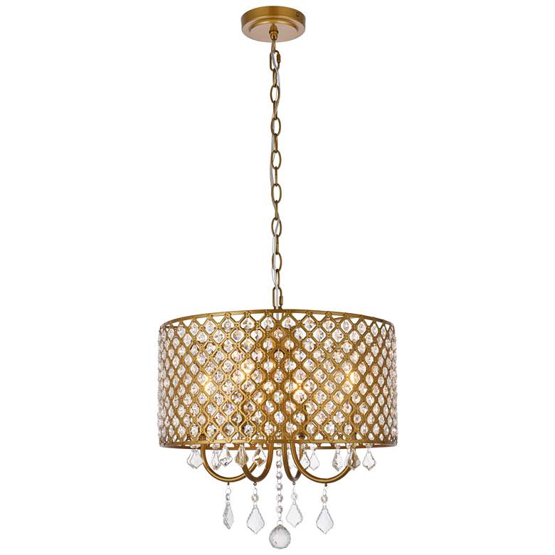 Image 2 Elise 17" Pendant In Brass