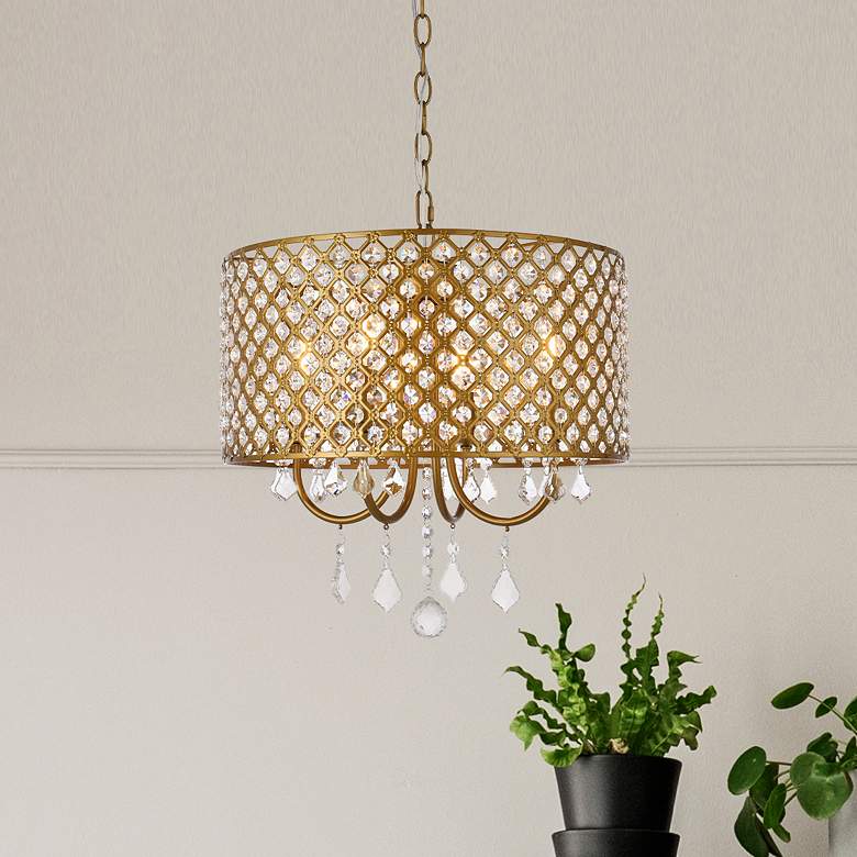 Image 1 Elise 17" Pendant In Brass