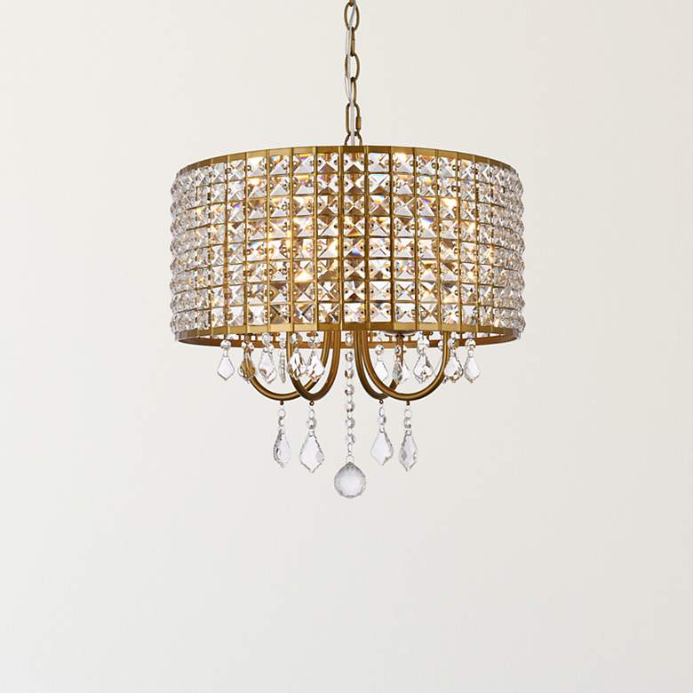 Image 1 Elise 17" Pendant In Brass