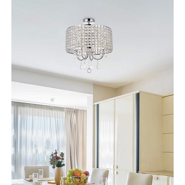 Image 3 Elise 17" Semi Flush Mount more views
