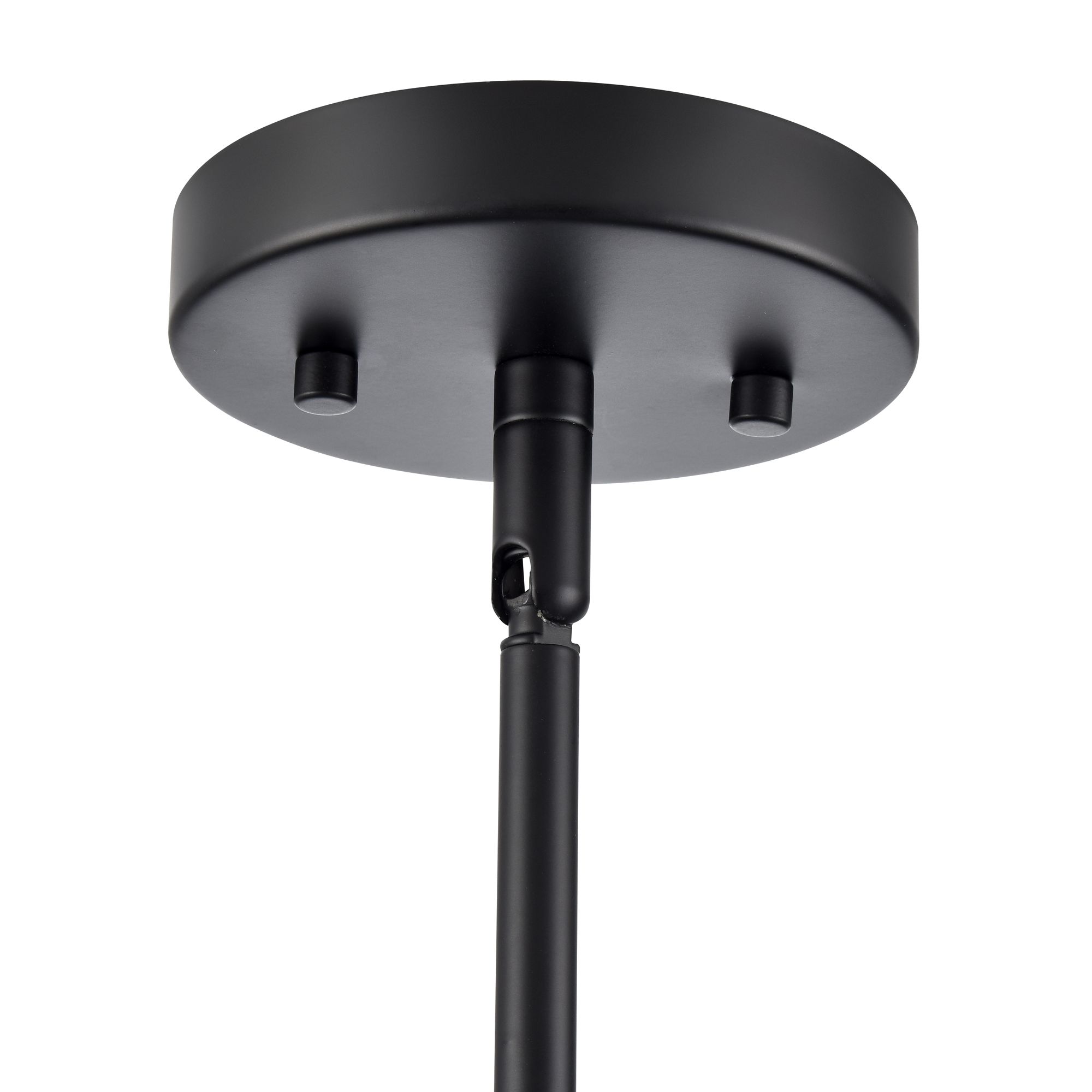 Elise 22" Wide Matte Black 3-Light Pendant