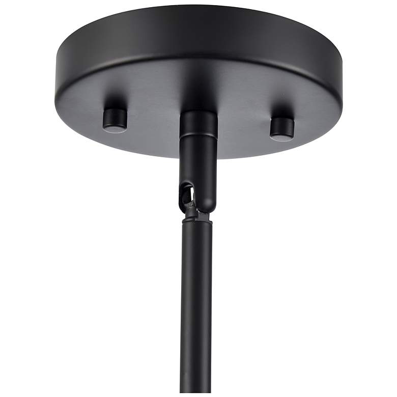 Image 6 Elise 22" Wide 3-Light Pendant in Matte Black more views