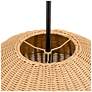 4_Elise 22" Wide 3-Light Pendant in Matte Black more views