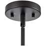 6_Elise 22" Wide 3-Light Pendant in Matte Black more views