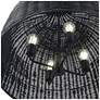 3_Elise 24.25" Wide 4-Light Pendant in Matte Black more views
