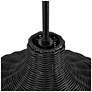 4_Elise 24.25" Wide 4-Light Pendant in Matte Black more views