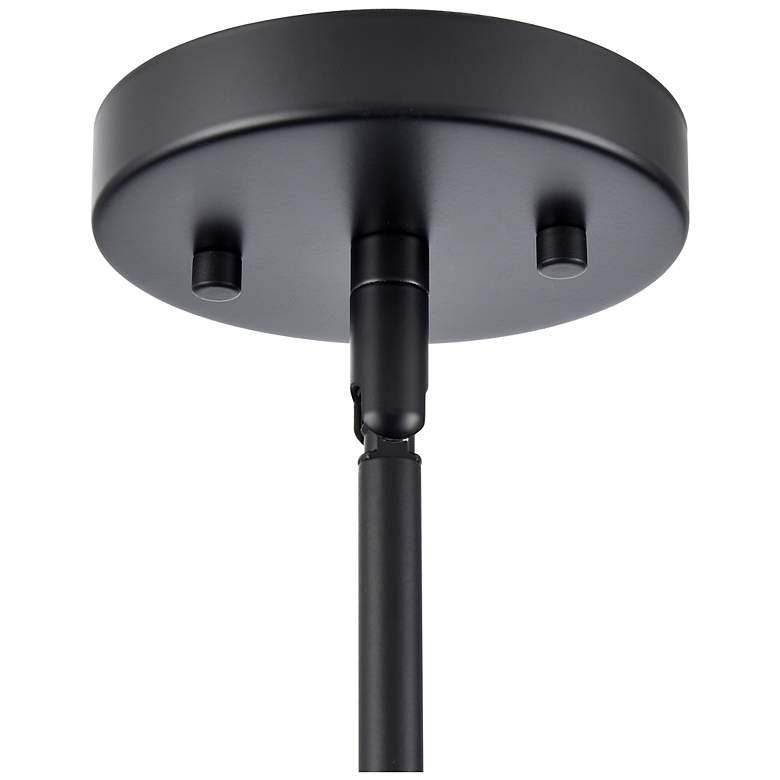 Image 6 Elise 24.25" Wide 4-Light Pendant in Matte Black more views