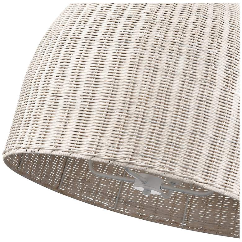 Image 5 Elise 24.25" Wide 4-Light Pendant in Matte White more views