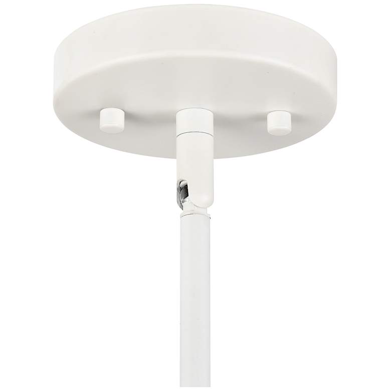 Image 6 Elise 24.25" Wide 4-Light Pendant in Matte White more views