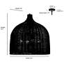 7_Elise 24 1/4" Wide Matte White Dome Pendant Light more views