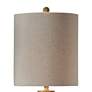 Elise 44" High Distressed Blue and Gray Buffet Table Lamps Set of 2