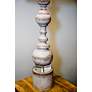 Elise 44" High Distressed Blue and Gray Buffet Table Lamps Set of 2