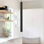 1_Elixir 1" Wide Black Cylinder LED Mini Pendant