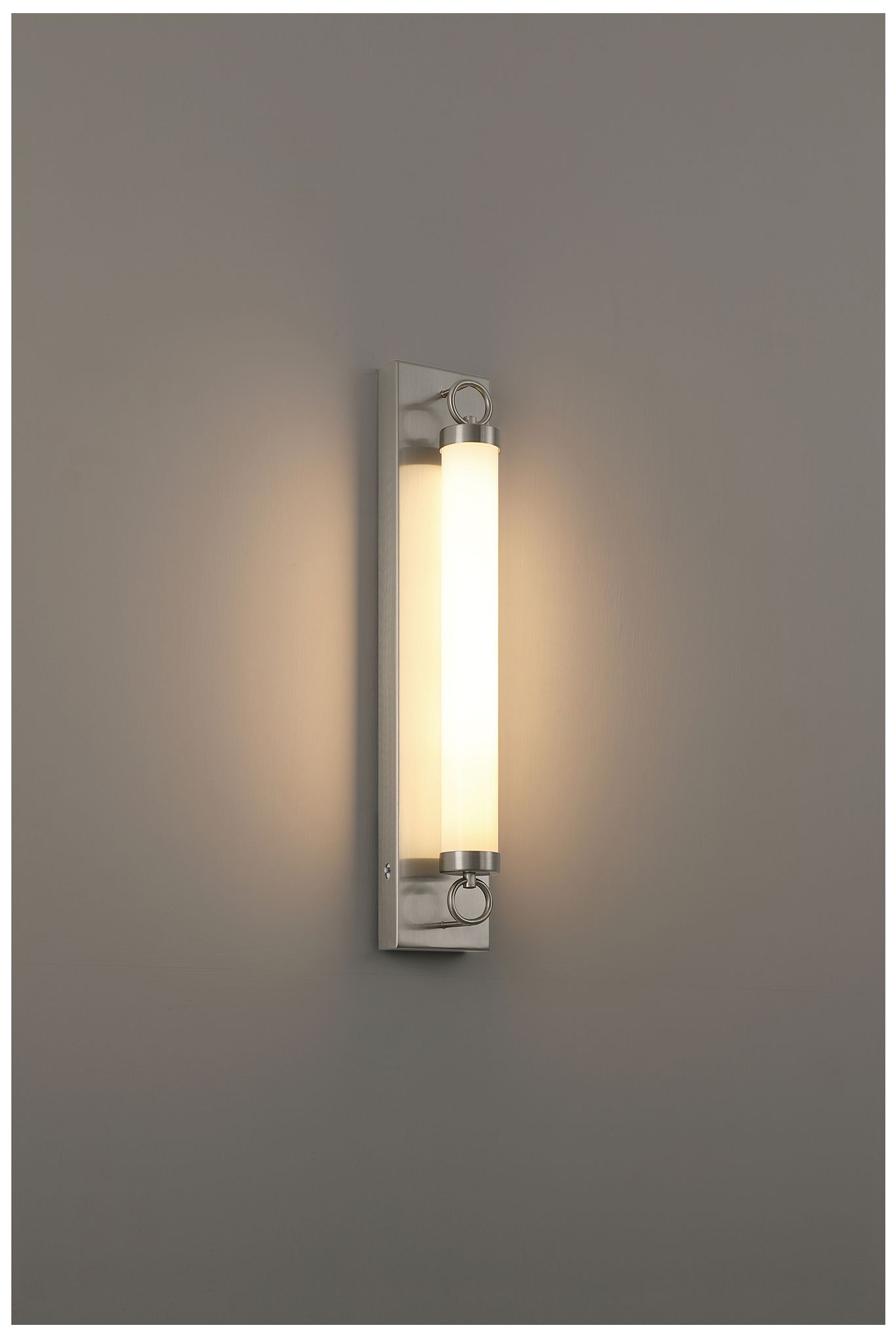 Image 2 Eliza 24" High Brushed Steel LED Wall Sconce more views