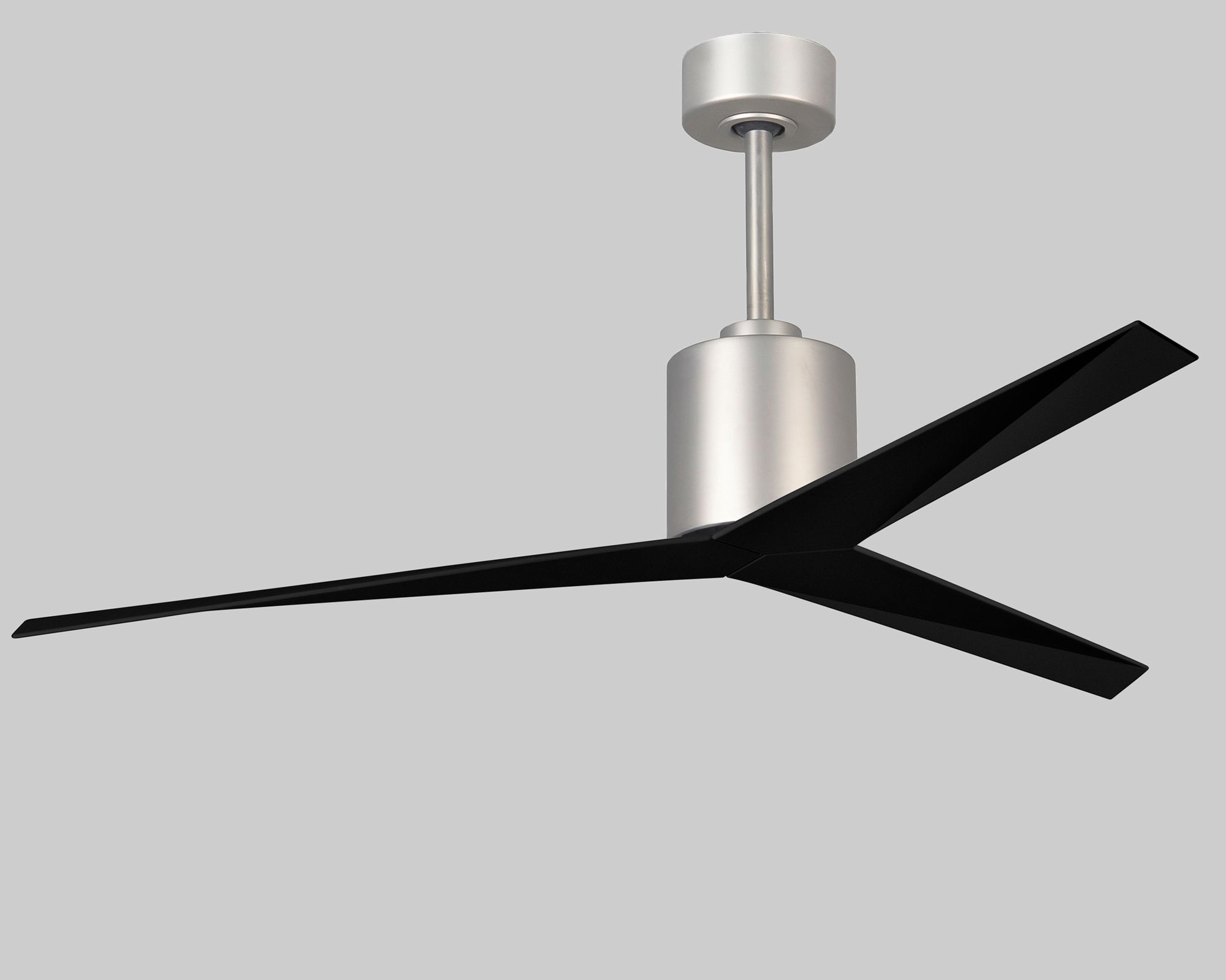 Image 2 Eliza Ceiling Fan Gloss White Finish Matte Black Blades more views