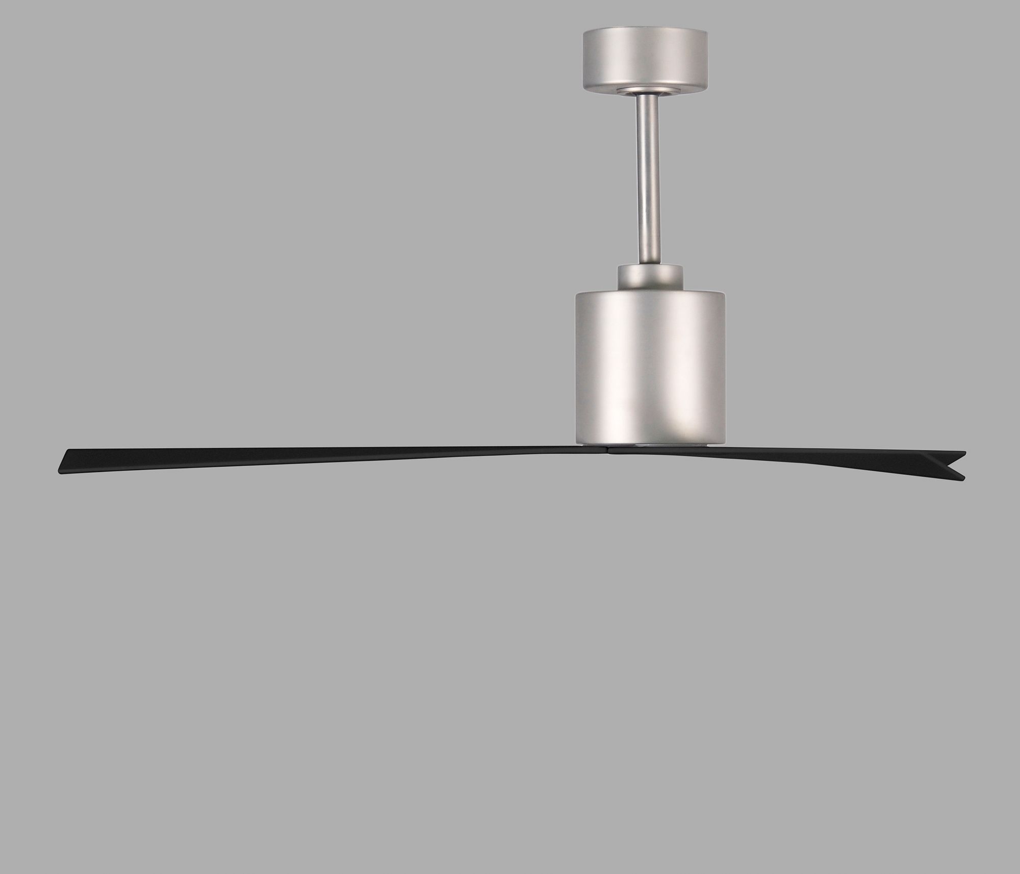 Image 3 Eliza Ceiling Fan Gloss White Finish Matte Black Blades more views