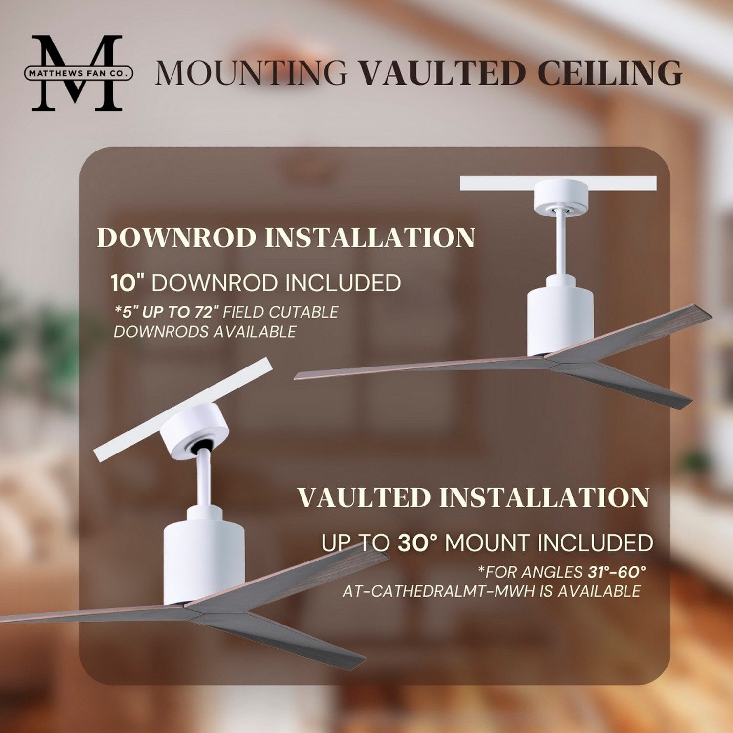 Eliza Ceiling Fan Gloss White Finish Old Oak Tone Blades