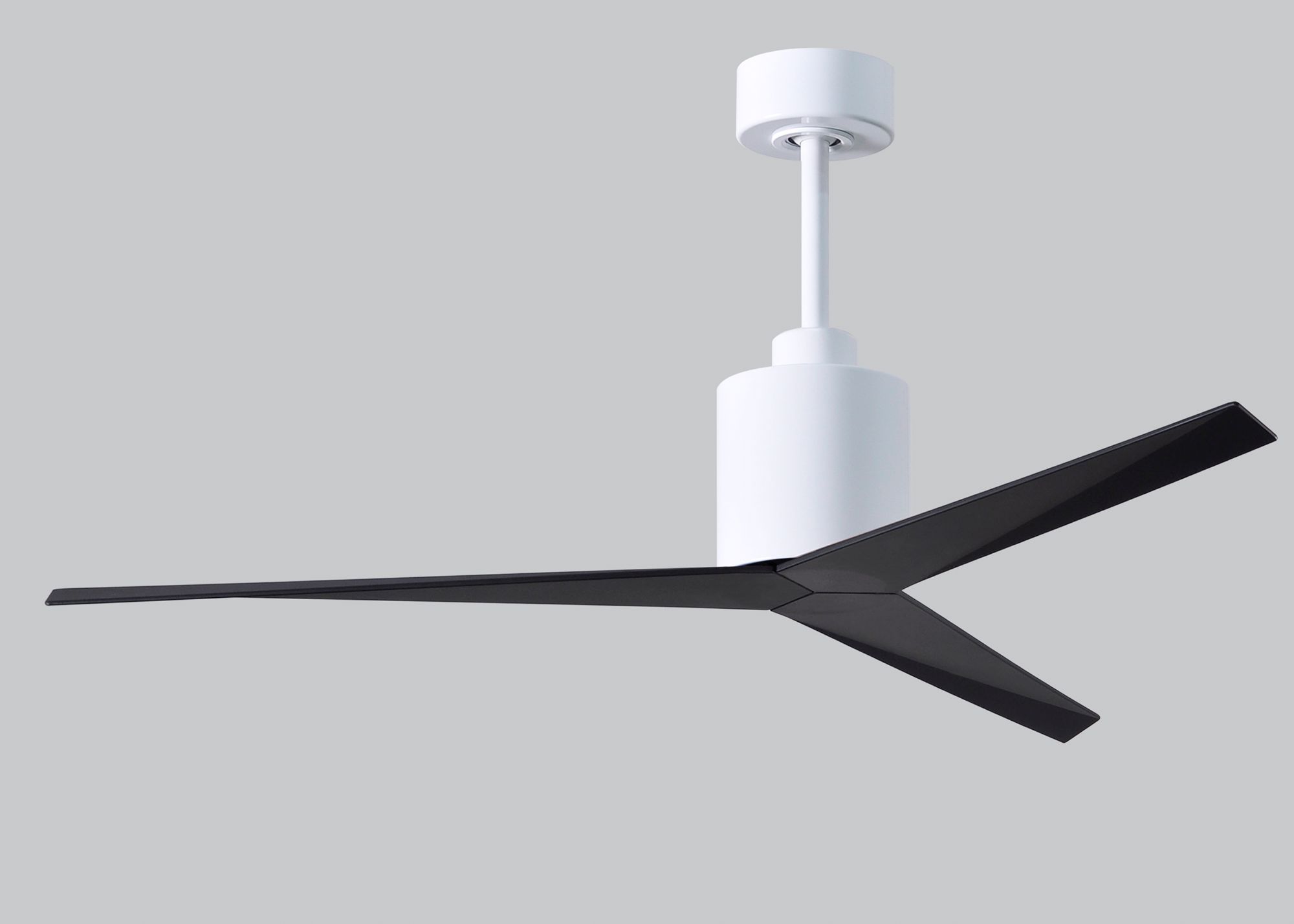 Image 2 Eliza - Ceiling Fan - Gloss White Finish with Matte Black Blades more views