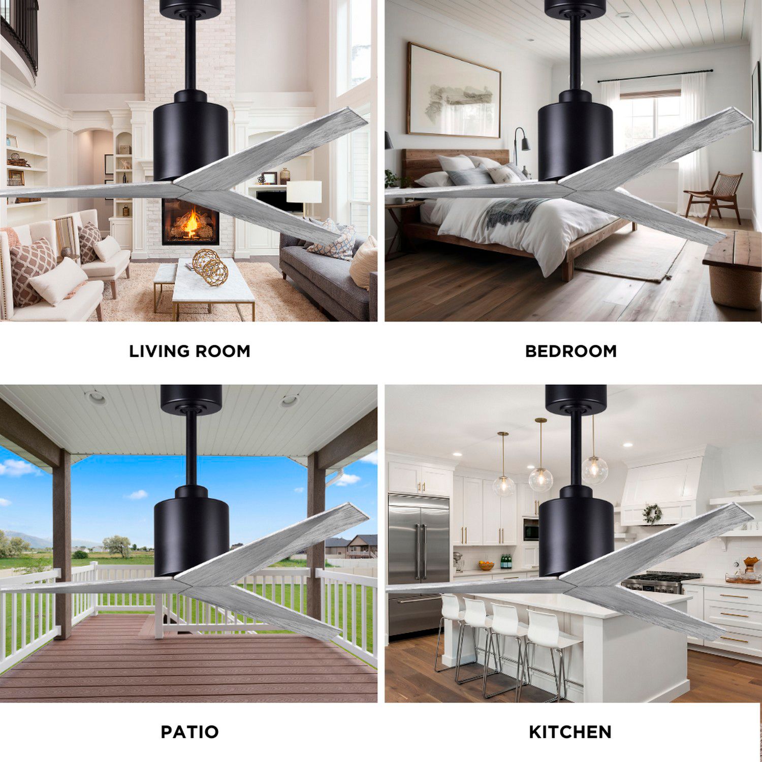 Eliza - Ceiling Fan - Matte Black Finish