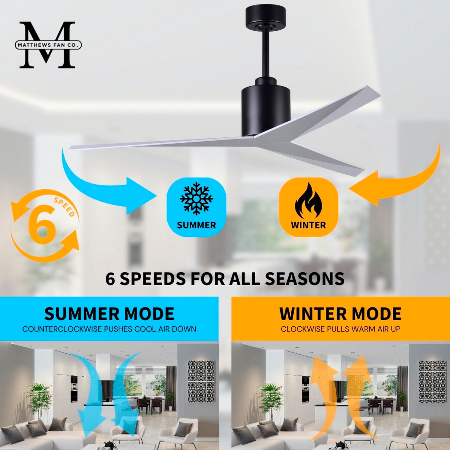 Eliza - Ceiling Fan - Matte Black Finish