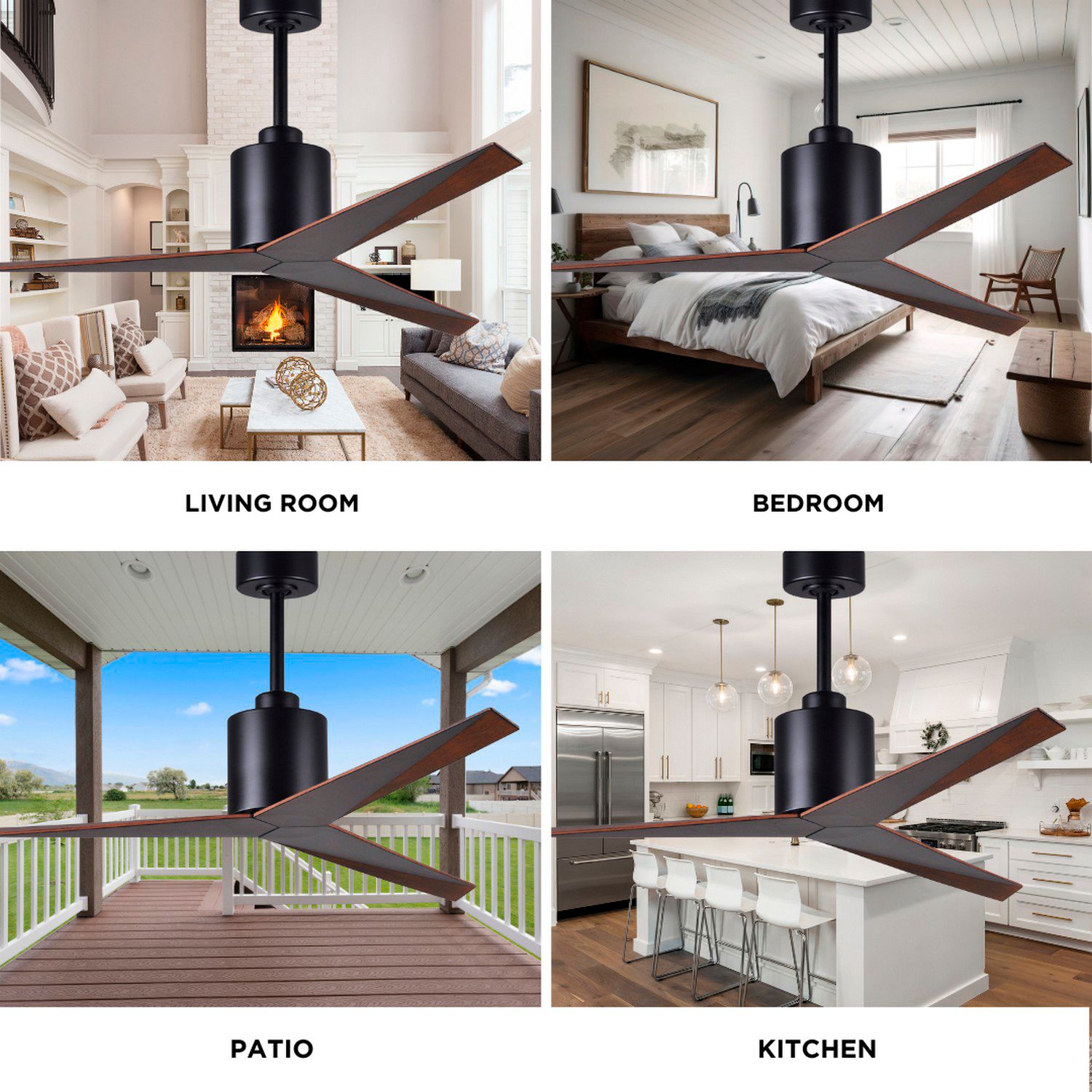 Eliza - Ceiling Fan - Matte Black Finish