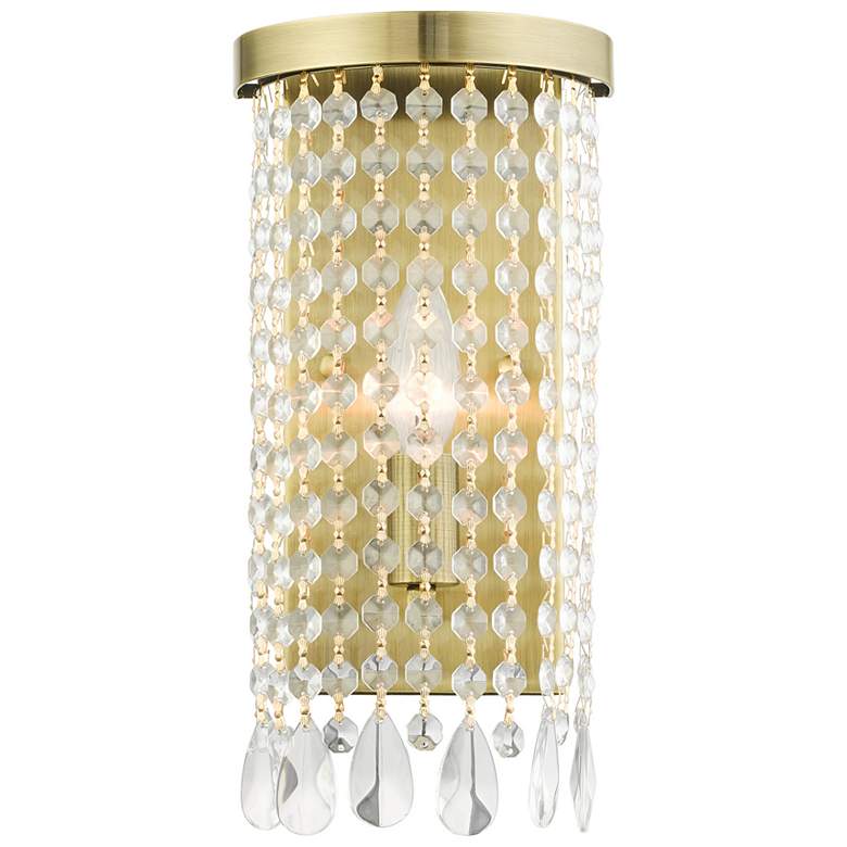 Image 1 Elizabeth 1 Light Antique Brass ADA Sconce