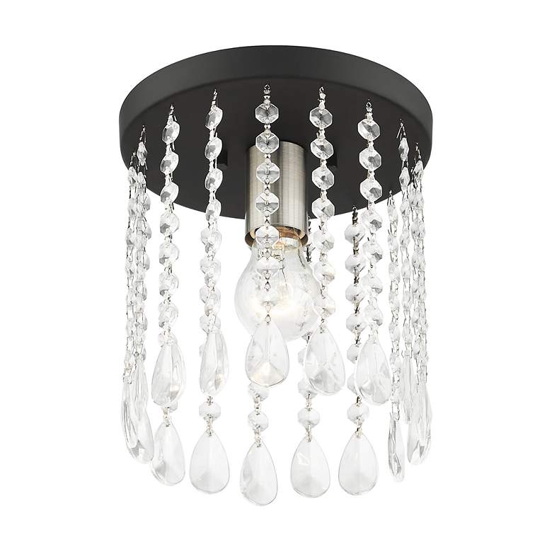 Image 5 Elizabeth 1 Light Black Petite Flush Mount more views