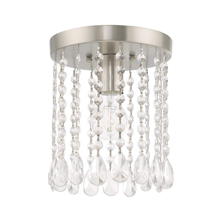 Image 4 Elizabeth 1 Light Brushed Nickel Ceiling Mount more views