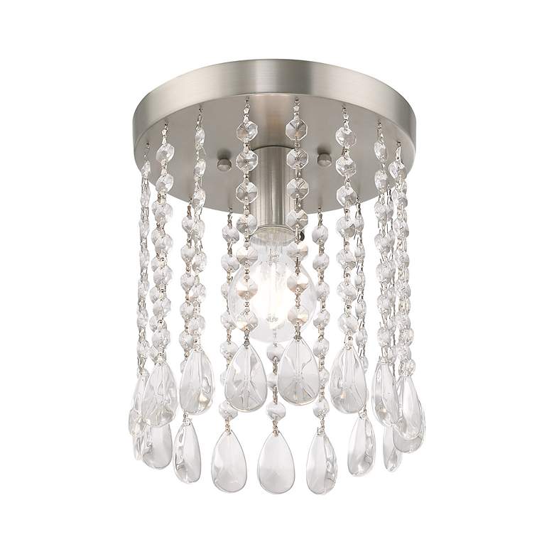 Image 5 Elizabeth 1 Light Brushed Nickel Ceiling Mount more views