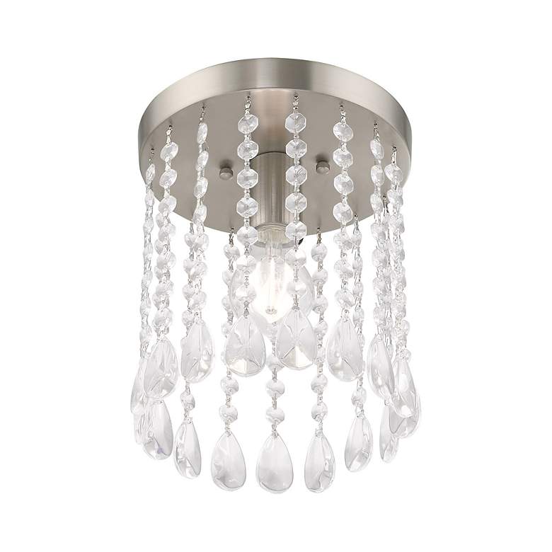 Image 6 Elizabeth 1 Light Brushed Nickel Ceiling Mount more views