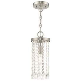 Image1 of Elizabeth 1 Light Brushed Nickel Mini Pendant