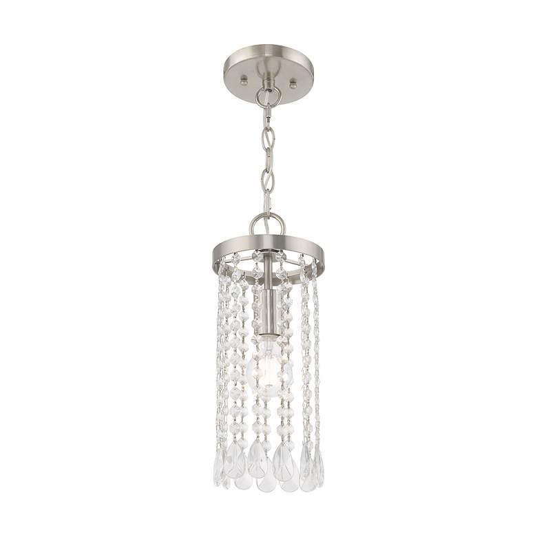 Image 5 Elizabeth 1 Light Brushed Nickel Mini Pendant more views