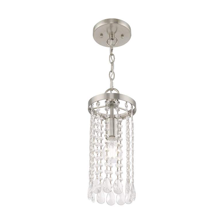 Image 6 Elizabeth 1 Light Brushed Nickel Mini Pendant more views