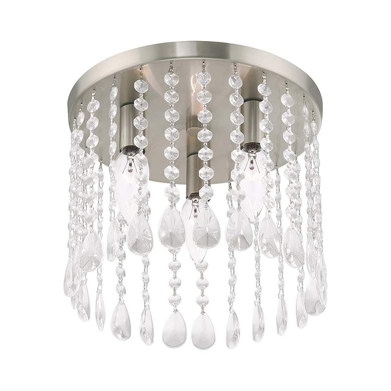 Image 6 Elizabeth 3 Light Brushed Nickel Ceiling Mount more views