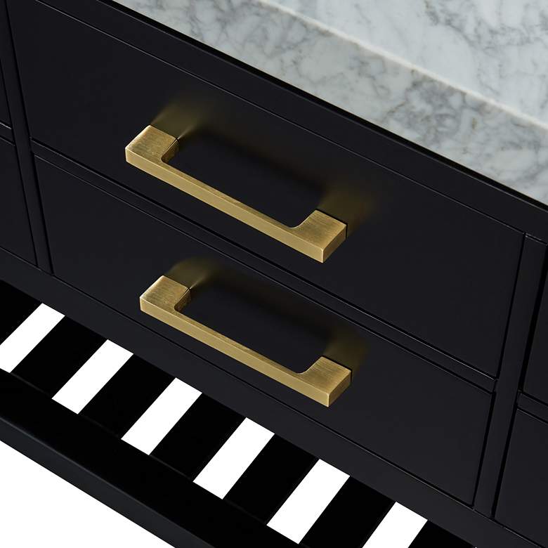 Image 5 Elizabeth 36" Wide Single Sink Black Marble Vanity more views