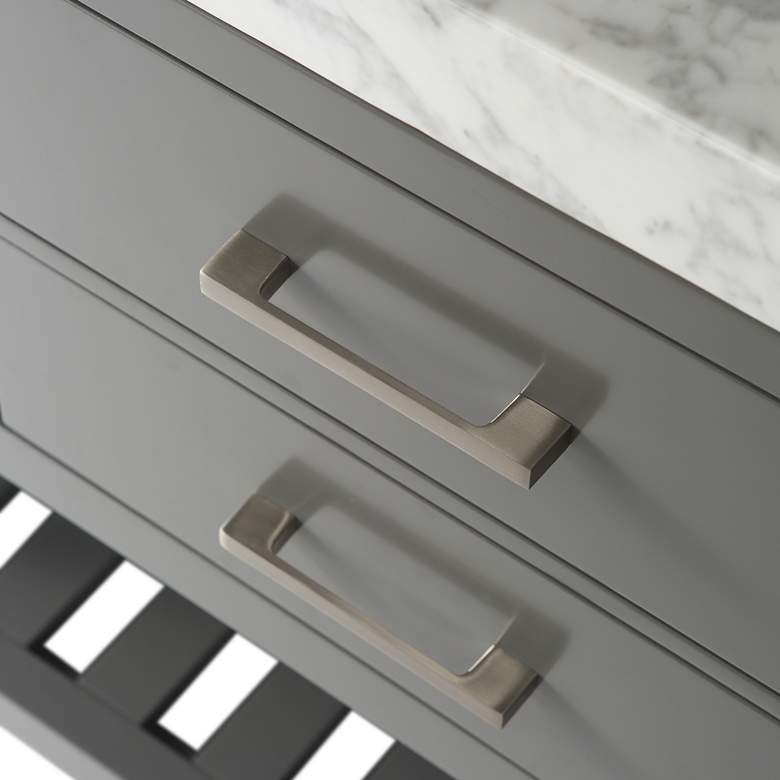 Image 4 Elizabeth 36" Wide Single Sink Gray Marble Vanity more views