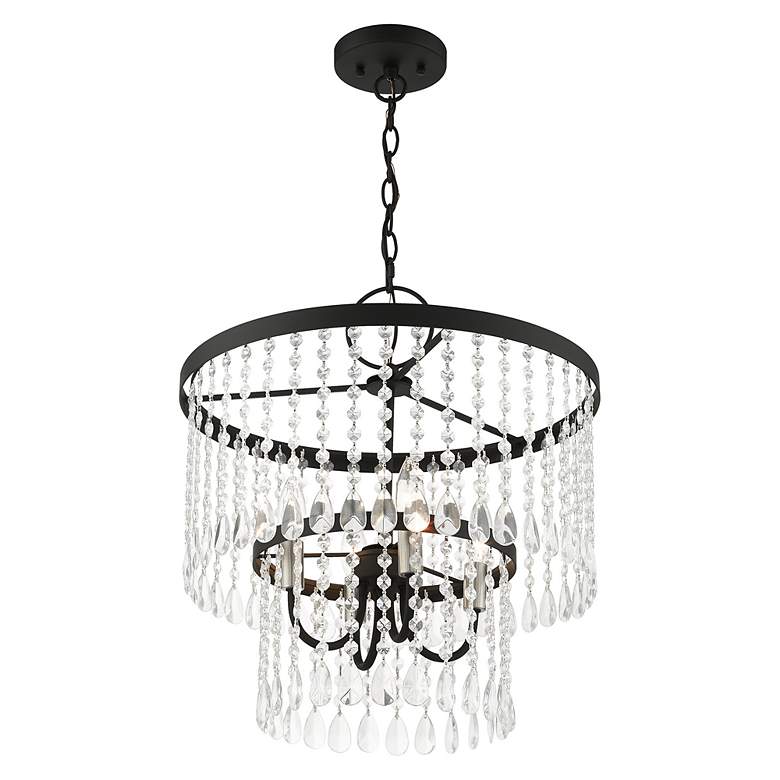 Image 5 Elizabeth 4 Light Black Pendant Chandelier more views