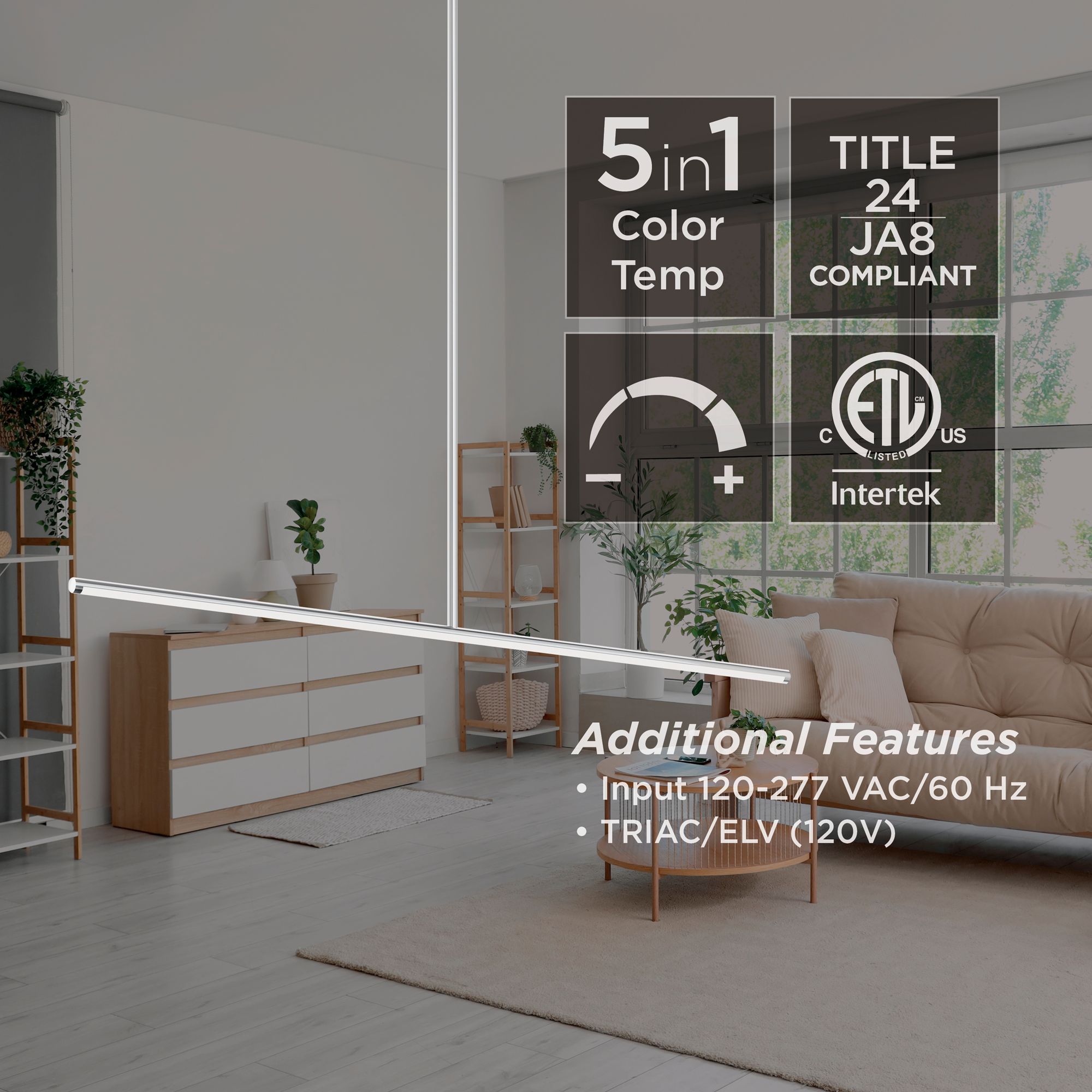 Image 5 Elizabeth 42" Wide Light Antique Brass 25W LED Pendant more views