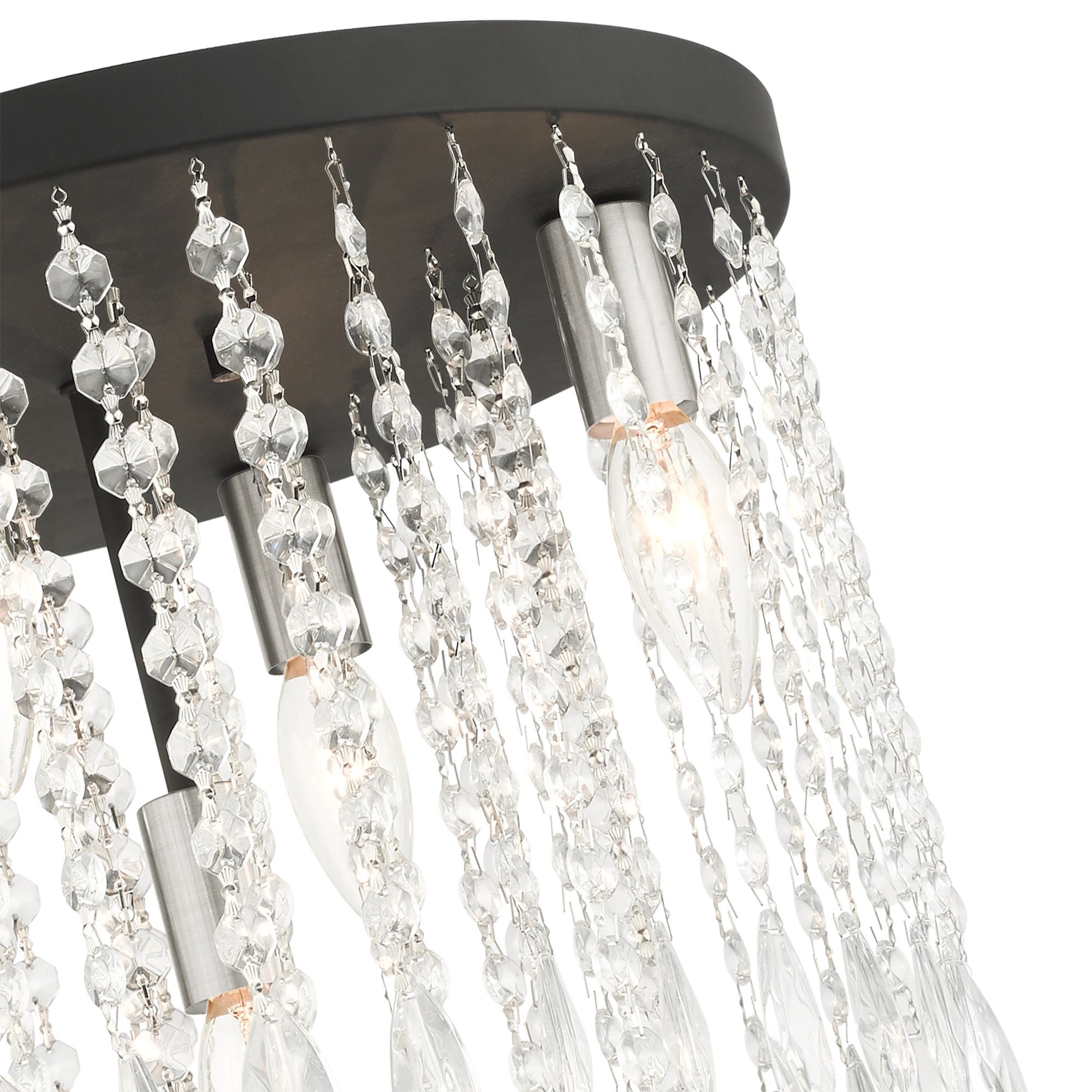 Image 6 Elizabeth 5 Light Black Flush Mount more views