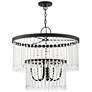 2_Elizabeth 5 Light Black Pendant Chandelier