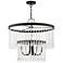 Elizabeth 5 Light Black Pendant Chandelier