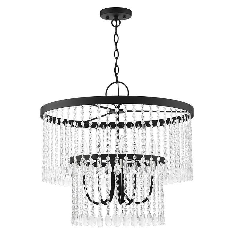 Image 3 Elizabeth 5 Light Black Pendant Chandelier more views
