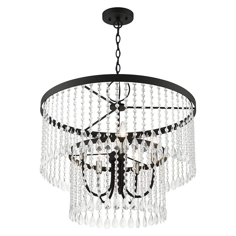 Image 5 Elizabeth 5 Light Black Pendant Chandelier more views