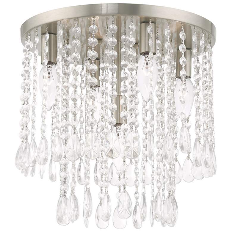 Image 1 Elizabeth 5 Light Brushed Nickel Ceiling Mount