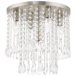 Elizabeth 5 Light Brushed Nickel Ceiling Mount