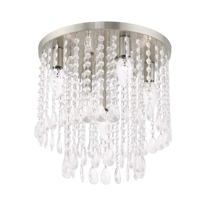 Image 4 Elizabeth 5 Light Brushed Nickel Ceiling Mount more views