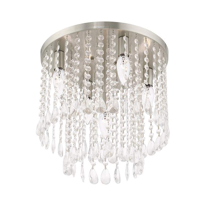 Image 5 Elizabeth 5 Light Brushed Nickel Ceiling Mount more views