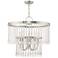 Elizabeth 5 Light Brushed Nickel Pendant Chandelier